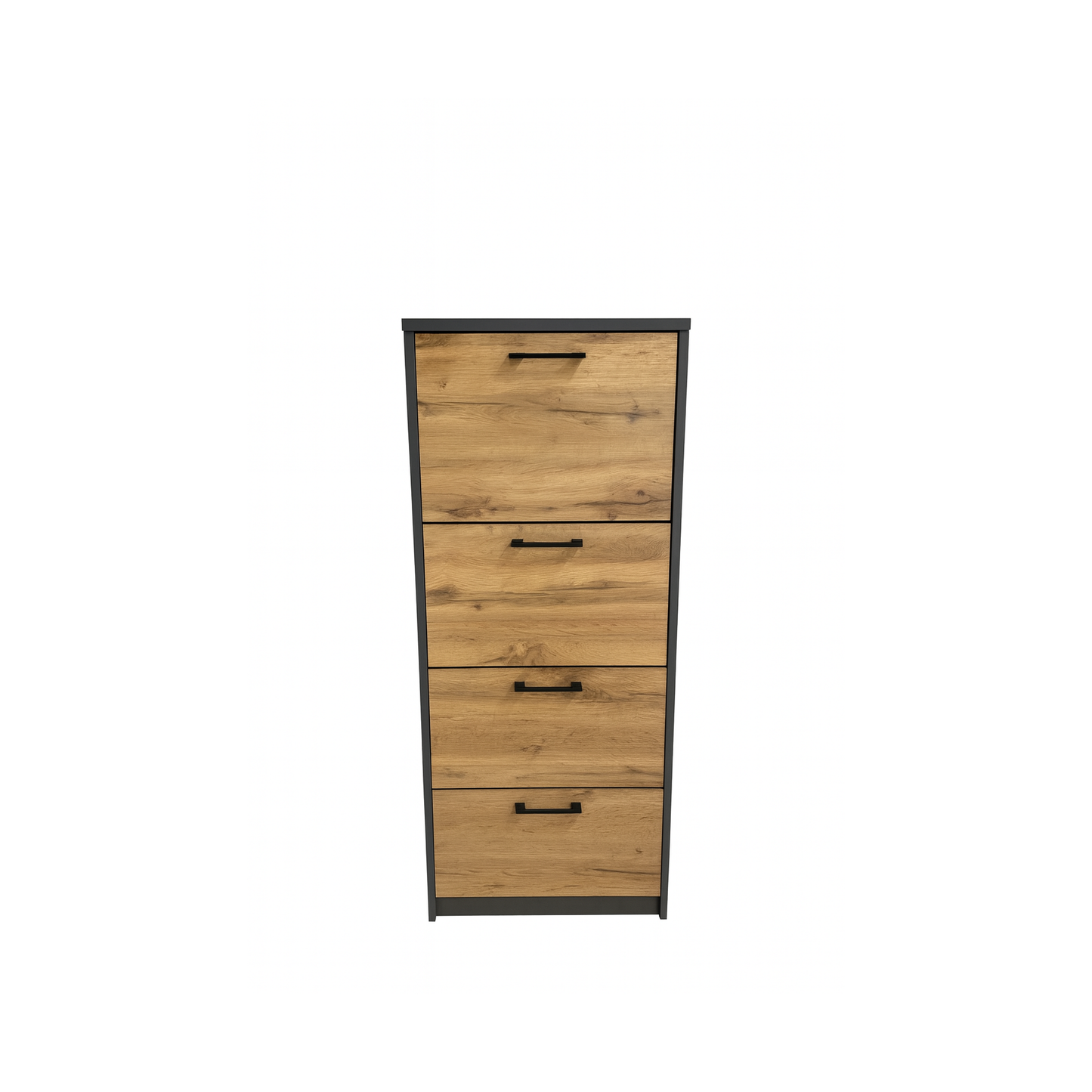 Windsor Shoe Cabinet Graphite and Wotan Oak 50/152/28 - KO25