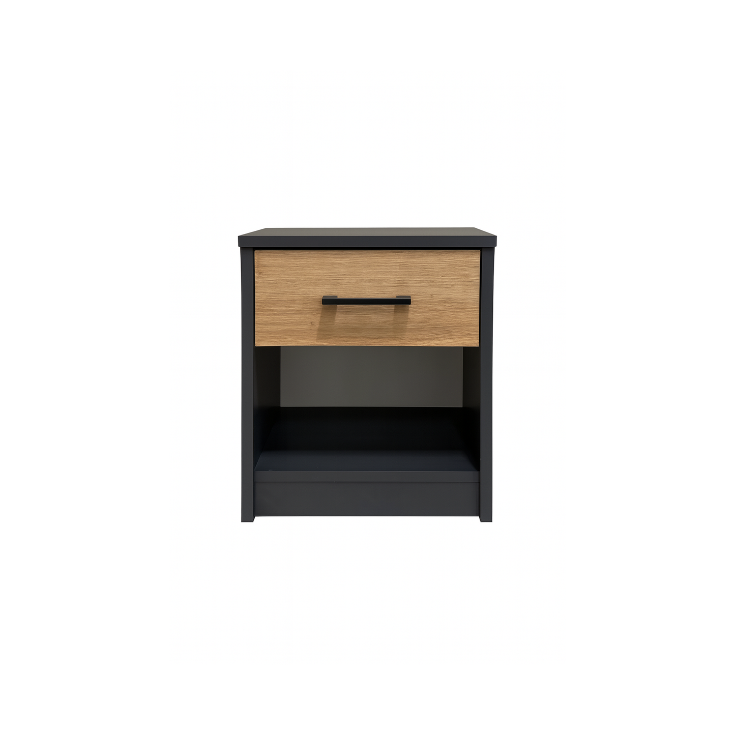 Windsor Night Stand Graphite and Wotan Oak 34/46/35 - SN01
