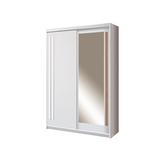 Effect 2 Door Mirrored Sliding Wardrobe - EF1