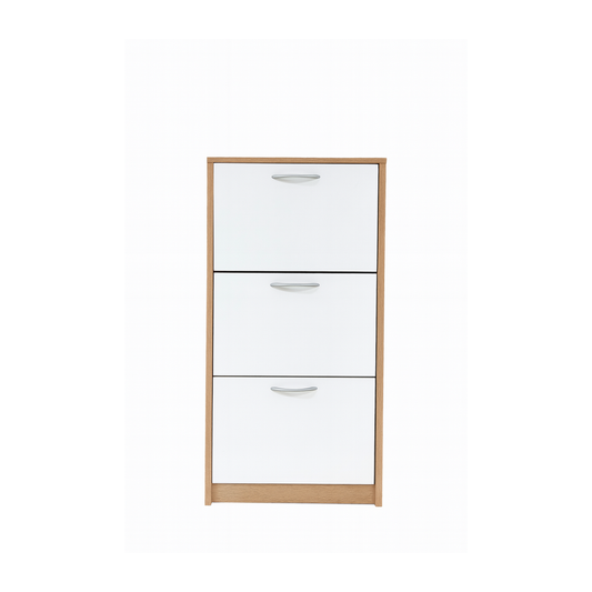Windsor Shoe Cabinet White and Sonoma Oak 50/116/28 - KO24