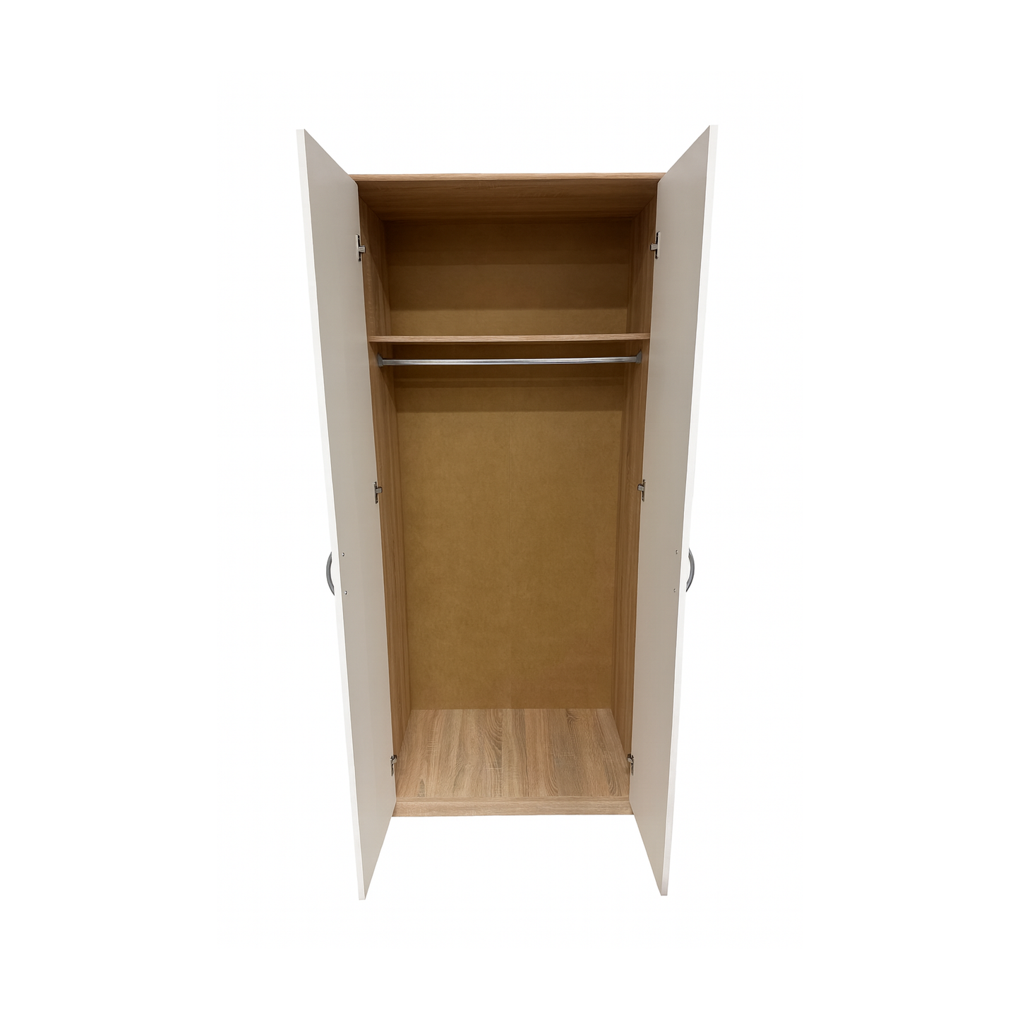 Windsor Double Wardrobe White and Sonoma Oak 86/193/54 - SZ04
