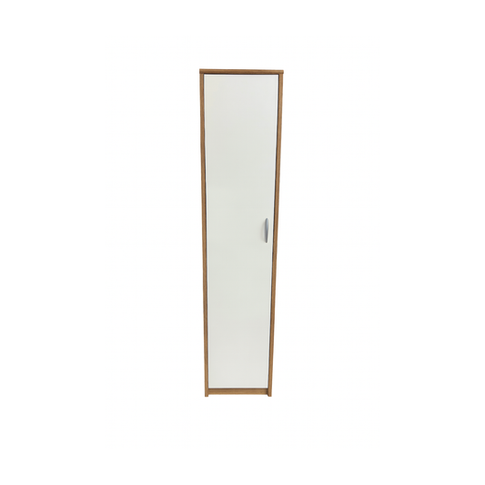 Windsor Single Wardrobe White and Sonoma Oak 45/193/54 - SZ07